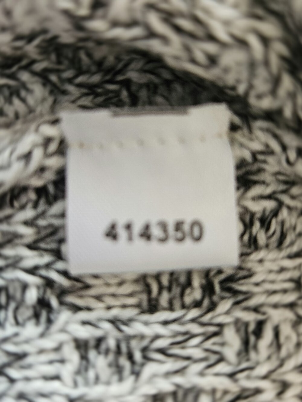 NWT Loft Outlet Long Sleeve Marled Knit Sweater Dress Gray/White Size L - Picture 13 of 16